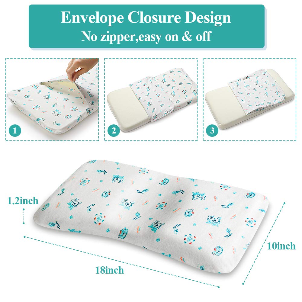 Mkicesky Baby Pillow Head-Shaping for Sleeping